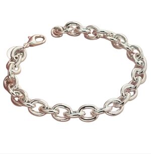 Silvertone Chain Bracelet